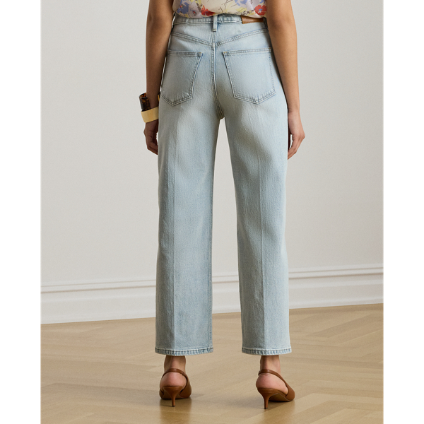 Arilee Wash High-Rise Relaxed Straight Ankle Jean Lauren Petite 6