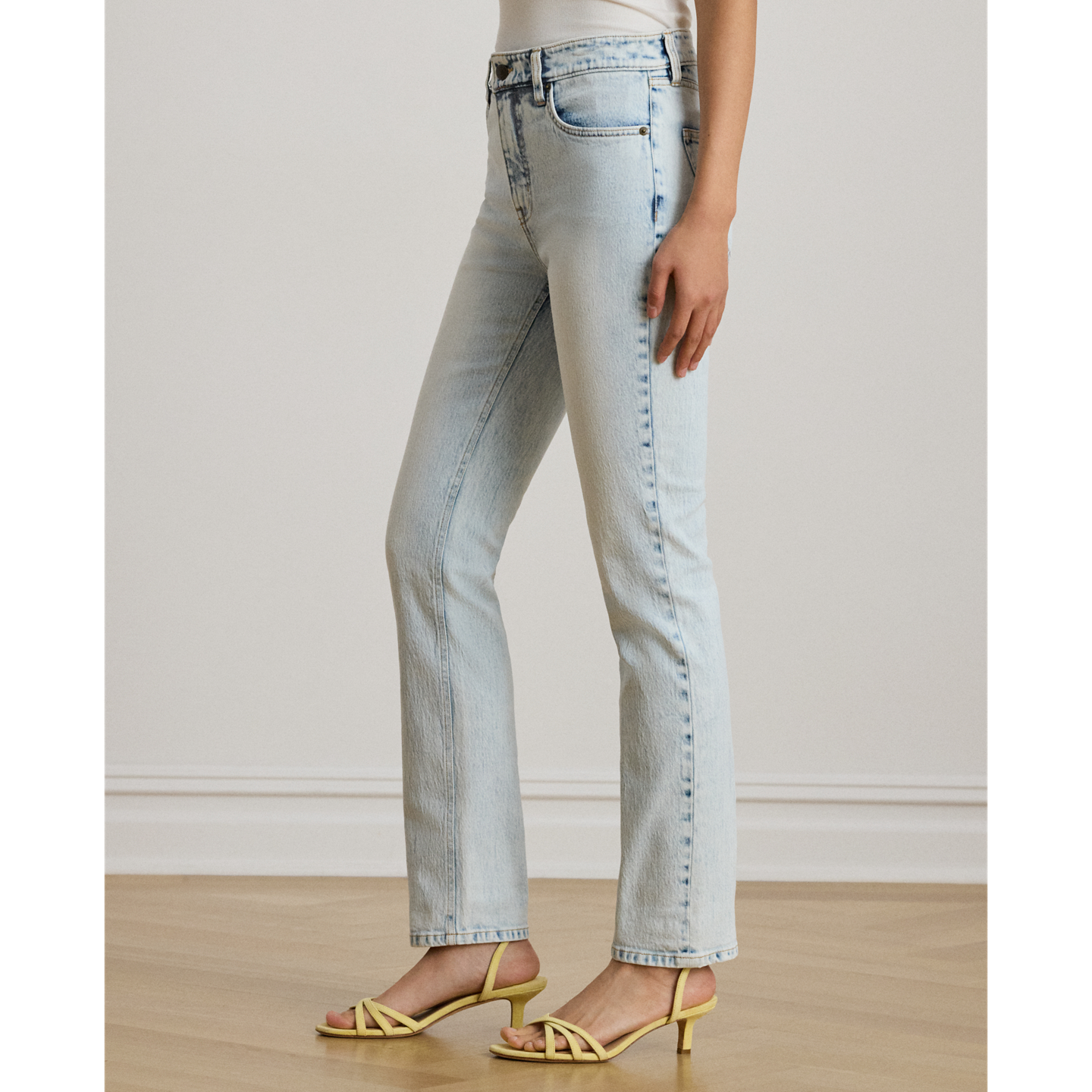Женские джинсы Ralph Lauren High-Rise Straight Ankle, цвет: Варёный — фото 2