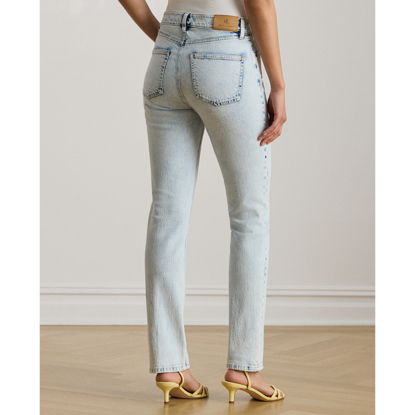 Женские джинсы Ralph Lauren High-Rise Straight Ankle, цвет: Варёный — фото 3