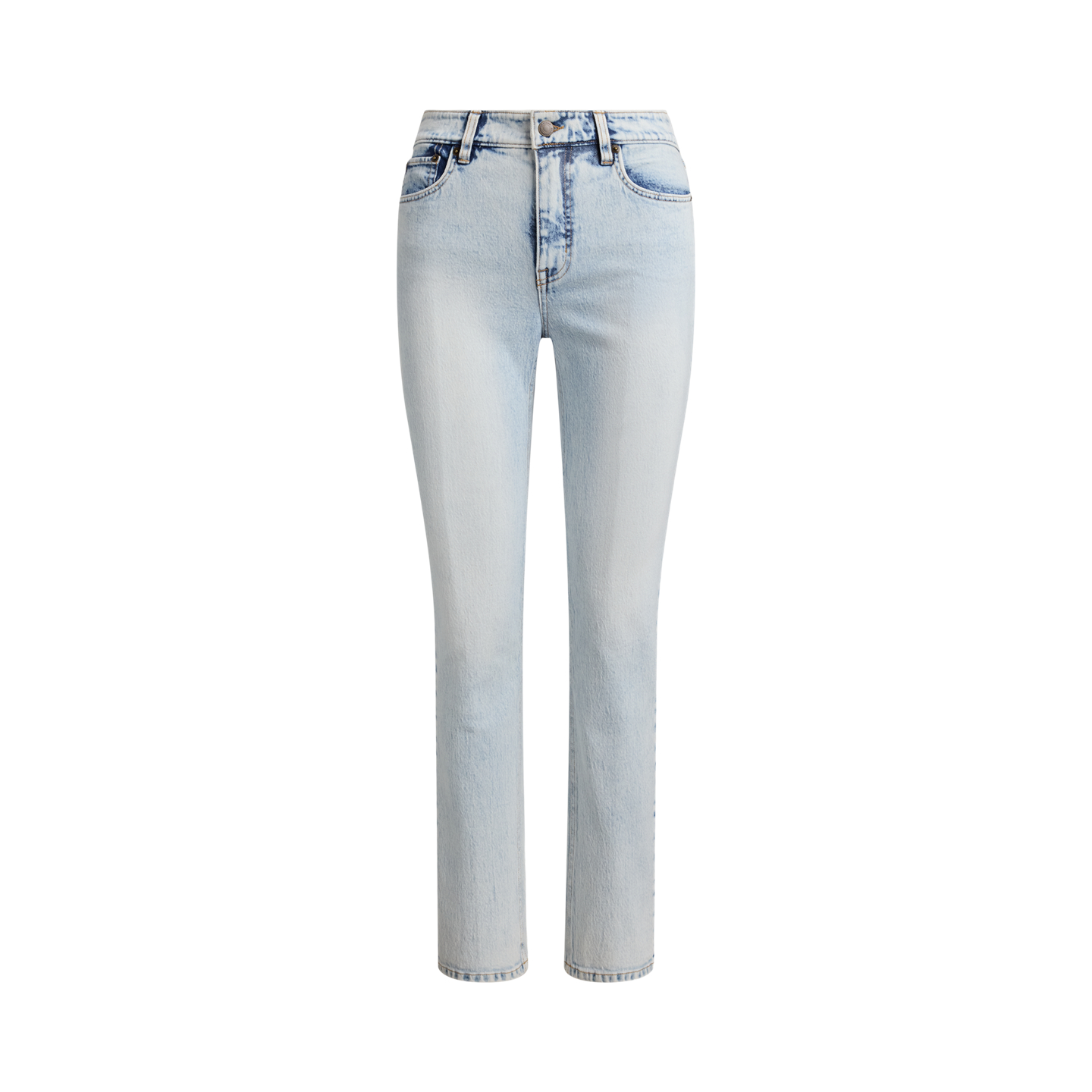 Женские джинсы Ralph Lauren High-Rise Straight Ankle, цвет: Варёный — фото 6