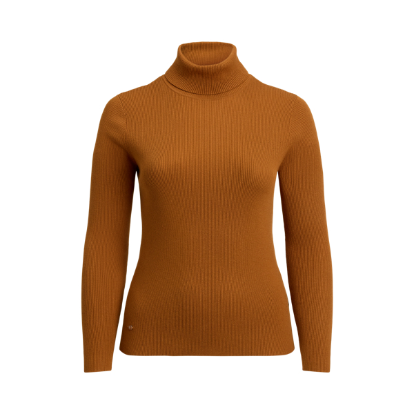(取寄) ローレン ラルフローレン レディース ピティート タートルネック セーター Lauren Ralph Lauren women Petite Turtleneck Sweater Classic Camel Women's Petite Sweaters | Ralph Lauren