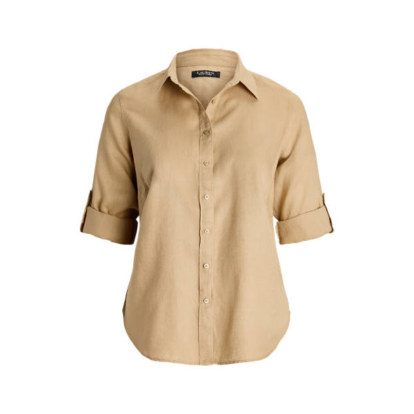 ラルフ・ローレン Lauren Ralph Lauren Linen Dolman-Sleeve Shirt レディース シャツ トップス Polo Linen Dolman-Sleeve Shirt | Ralph Lauren