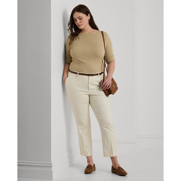 Double-Faced Stretch Cotton Pant