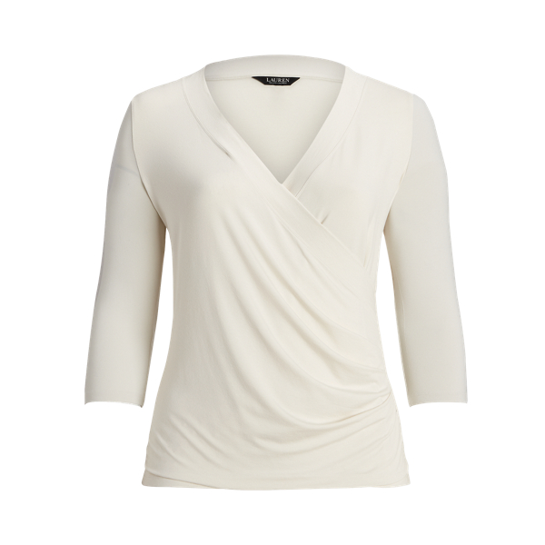 Jersey-Oberteil im Chorhemd-Stil Lauren Woman in 1