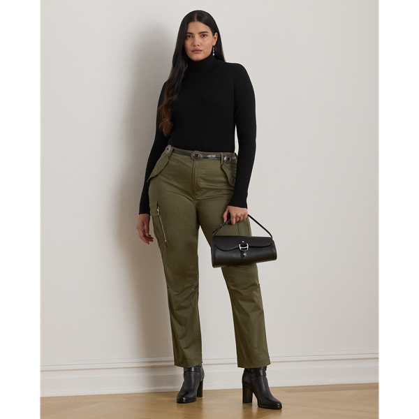 Cotton Sateen Cargo Pant