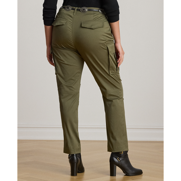 Cotton Sateen Cargo Pant