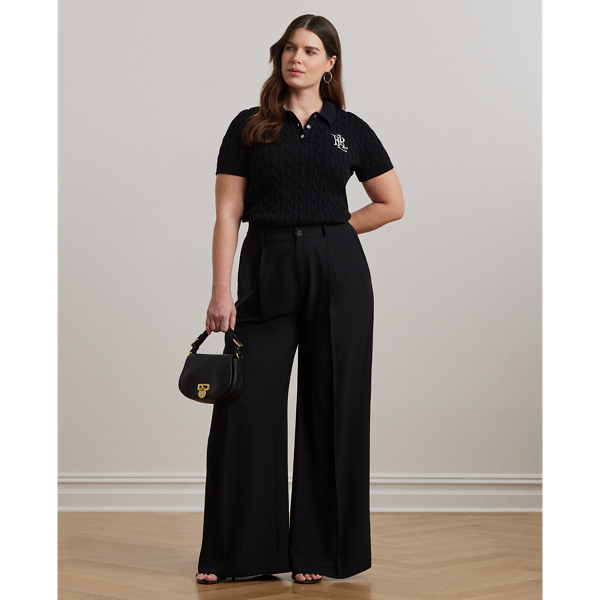 Double-Faced Georgette Wide-Leg Pant