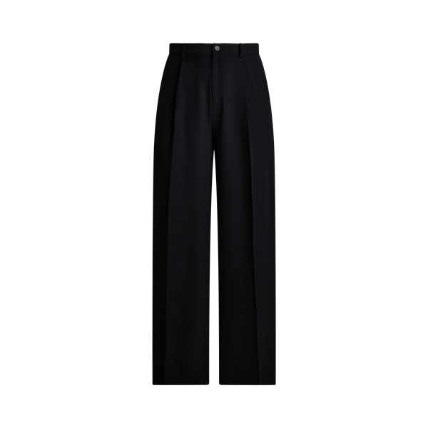 Double-Faced Georgette Wide-Leg Pant