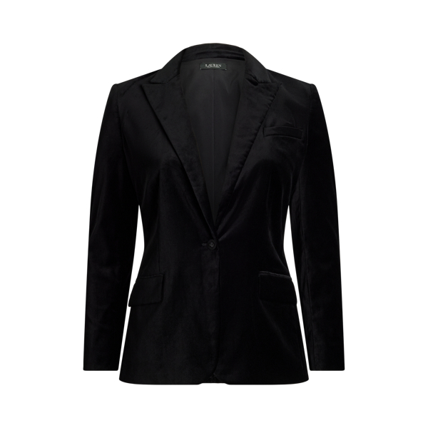 Ralph lauren black velvet jacket best sale