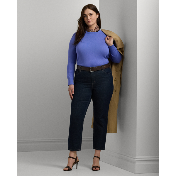 Wild Iris Cotton-Blend Sweater Lauren Woman 4