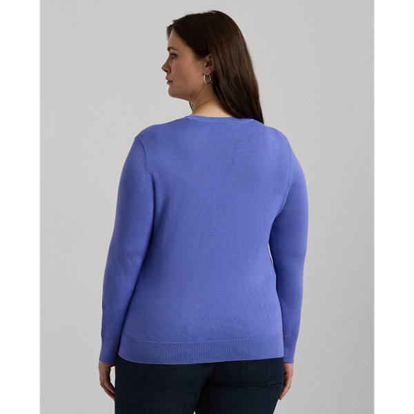 Wild Iris Cotton-Blend Sweater Lauren Woman 5