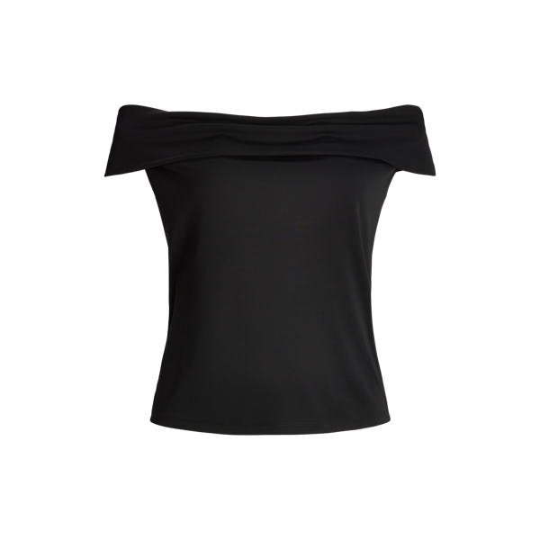 Stretch Jersey Off-the-Shoulder Top