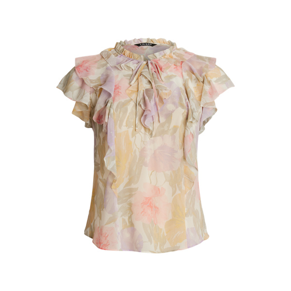 Saint tropez ruffle blouse sales