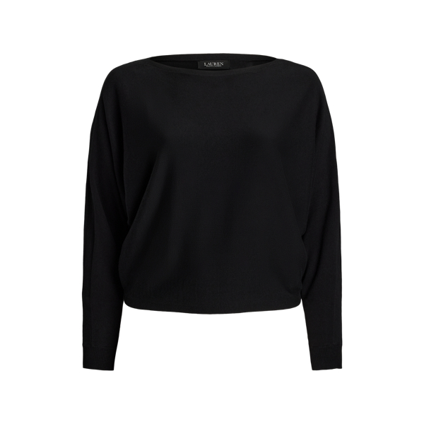 Puff-Sleeve Cotton-Blend Sweater