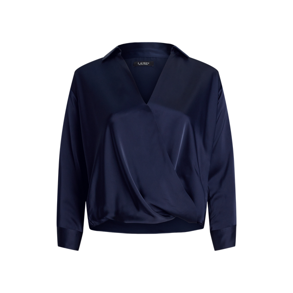 Floral Satin Charmeuse Shirt Ralph Lauren