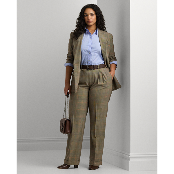 Classic-Fit-Baumwollhemd Lauren Woman in Klassisches Mittelblau 4