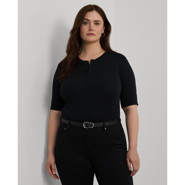 Women s Black T Shirts Tops Ralph Lauren UK