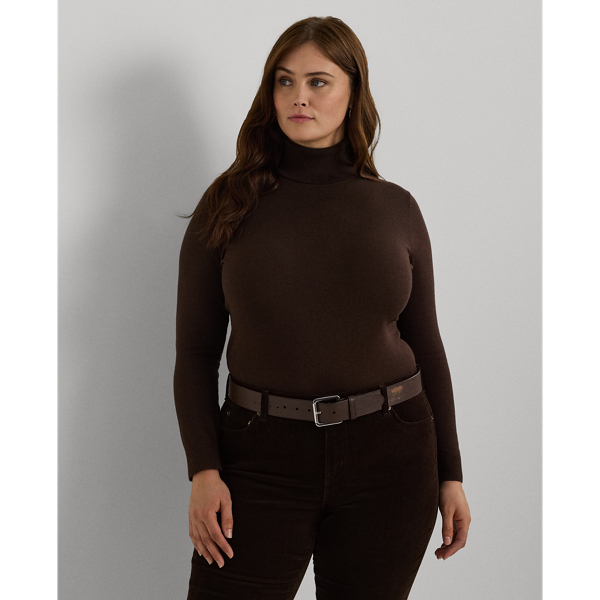 Silk-Blend Turtleneck Sweater