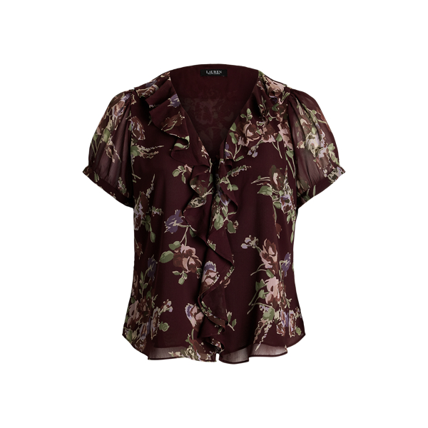 Camicetta in georgette a fiori Lauren Woman in 1