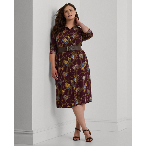 Lauren ralph lauren plus size dresses best sale