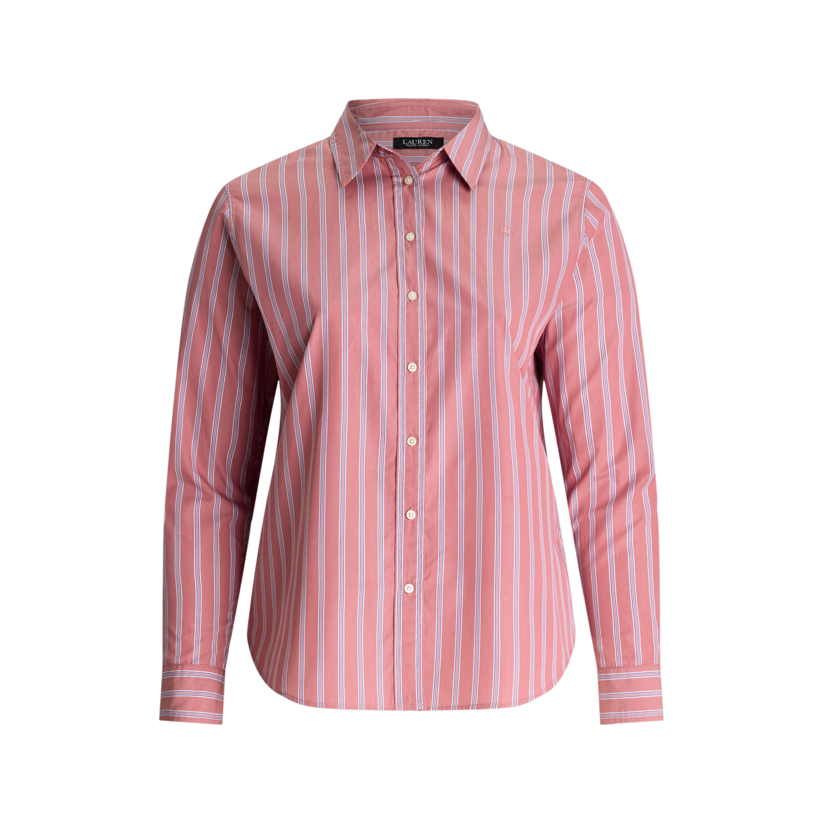 売れ筋商品|||ラルフローレン シャツ レディース トップス Classic Fit Striped Broadcloth Shirt - Button-down blouse - purple/white 00000000_zi_c7f6506d-32e8-4b19