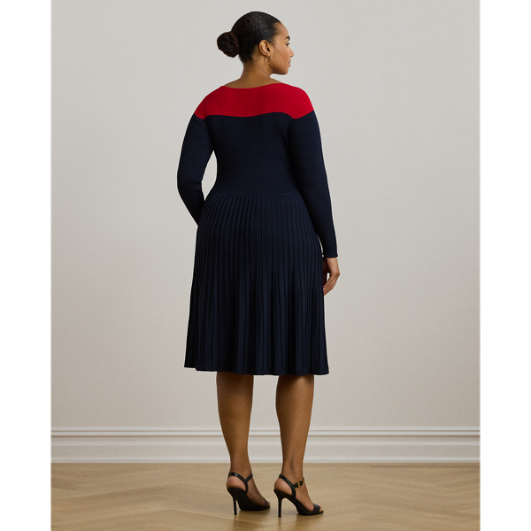 Ralph lauren two tone dress clearance