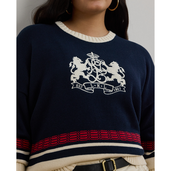 Vintage Polo Ralph Lauren hotsell boatneck crest sweater