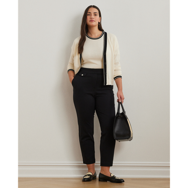 ラルフ・ローレン Lauren Ralph Lauren Petite Two-tone Short-sleeve Sweater レディース Swe Women's Lauren Ralph Lauren Petite Two-tone Short-sleeve