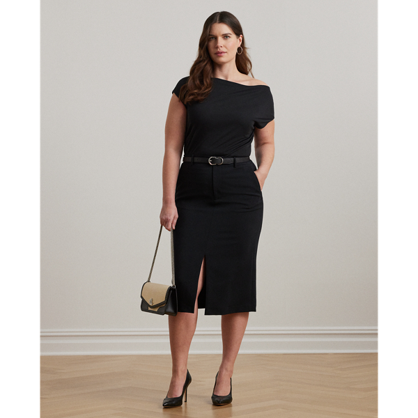 Stretch Cady Pencil Skirt