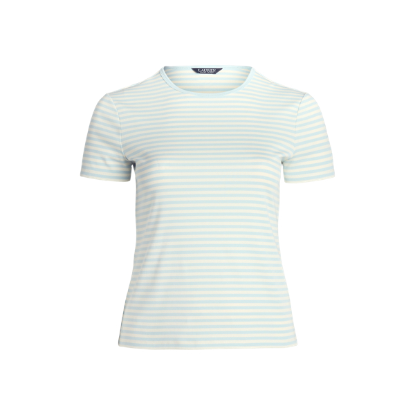 Striped Short-Sleeve Camp Shirt