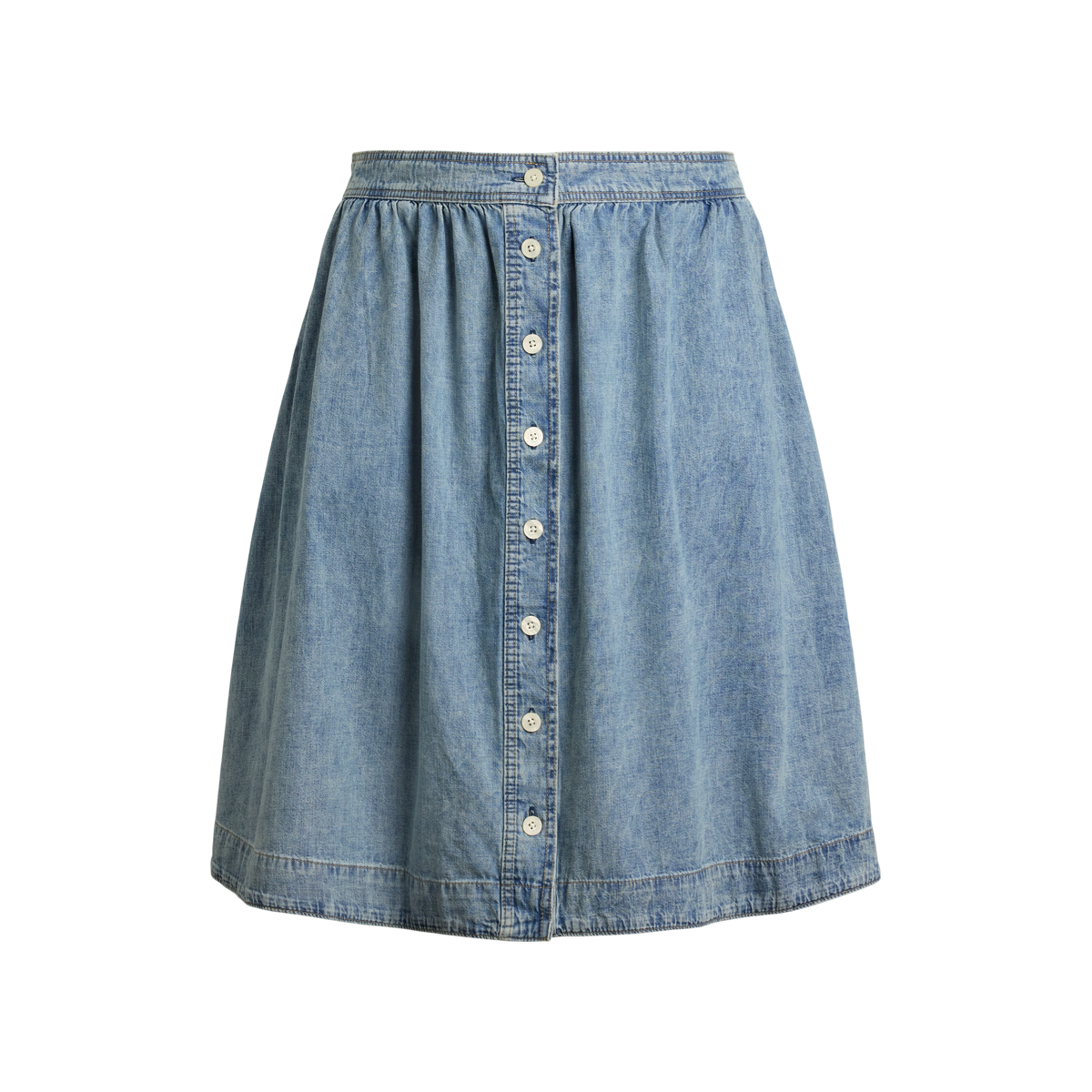 【Ralph Lauren】柔らか★デニムスカート Denim Skirt セール】 パネルド デニム Aライン スカート （デニムスカート