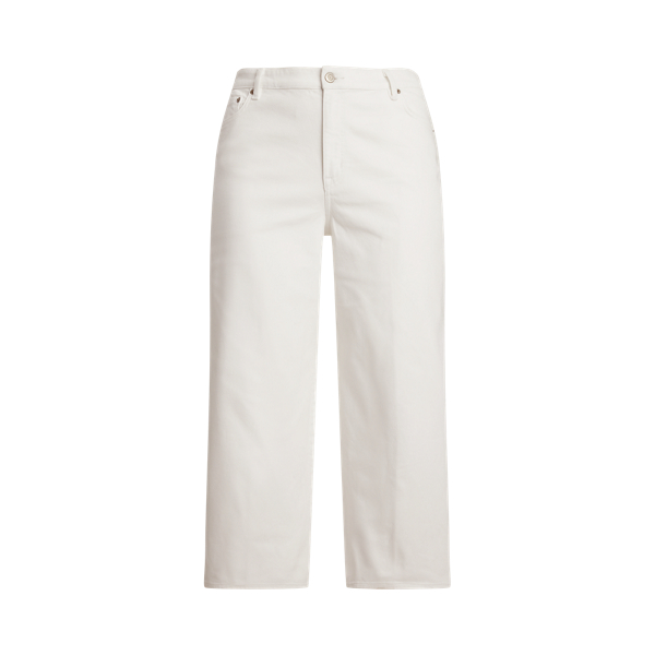High-Rise Wide-Leg Cropped Jean