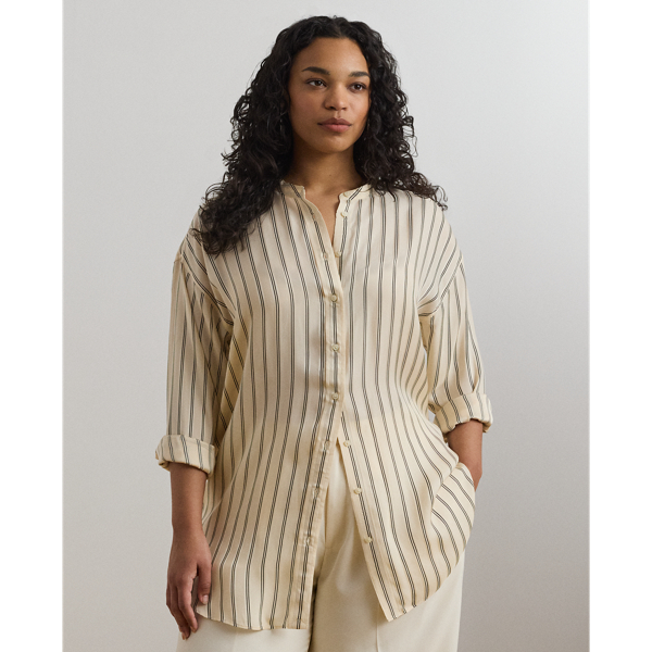Striped Jacquard Tunic Shirt