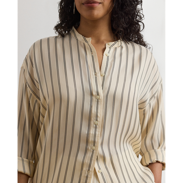 Striped Jacquard Tunic Shirt