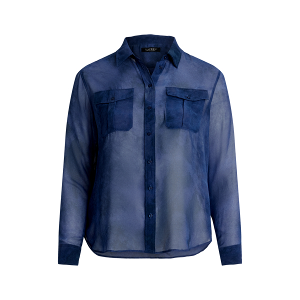 Classic Fit Print Chiffon Shirt for Women | Ralph Lauren® JO