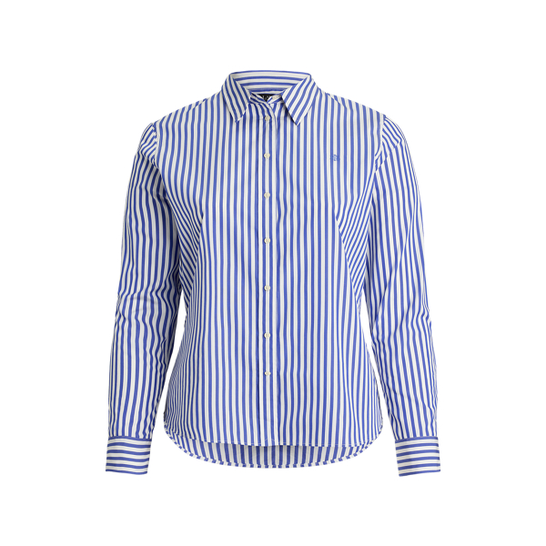 Gestreiftes Classic-Fit Baumwollhemd Lauren Woman in 1