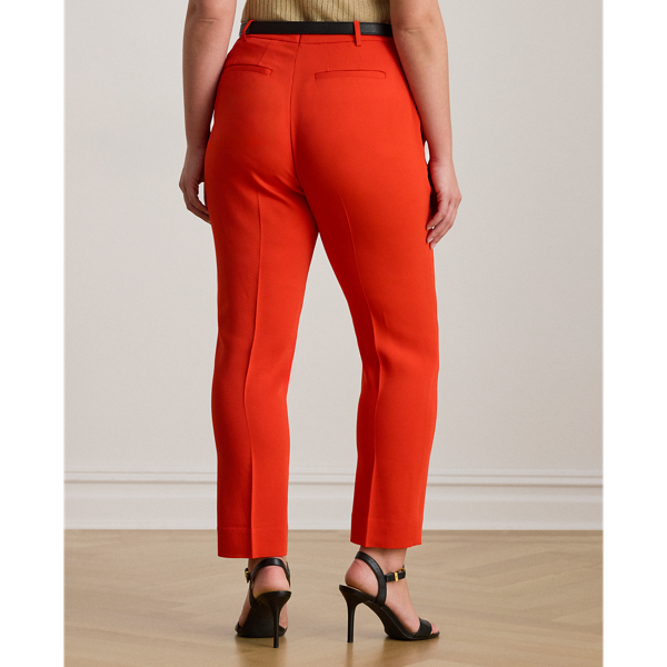 Pantalon 7/8 en cady stretch Lauren Woman en Vermillon vif 5