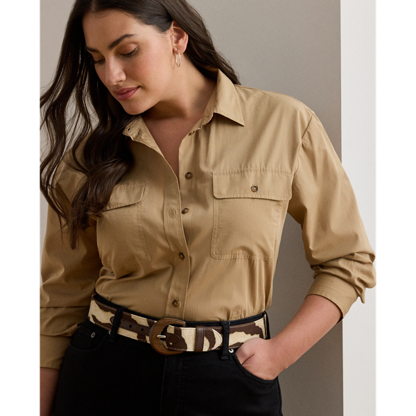 Relaxed Fit Featherweight Cotton Shirt
