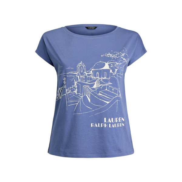 T-shirt graphique en jersey de coton