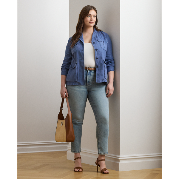 High-Rise Straight Ankle Jean