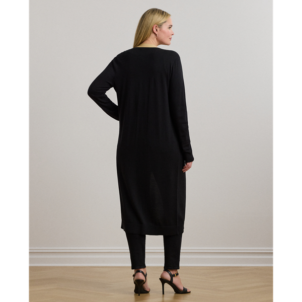 売れ筋商品|||ラルフローレン ニット&セーター アウター レディース Women's Two-Tone Cotton-Blend Cardigan Black/Birch Tan Two-Tone Cotton-Blend Cardigan