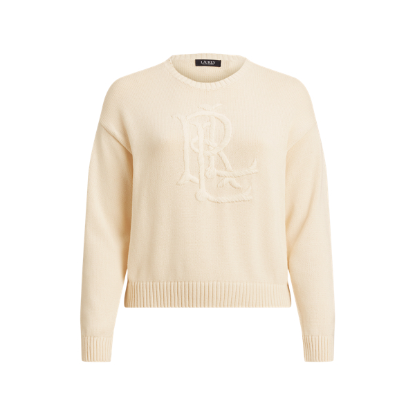 Cotton Puff-Sleeve Cable-Knit Sweater