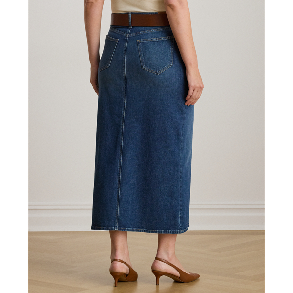 Denim Midi Skirt