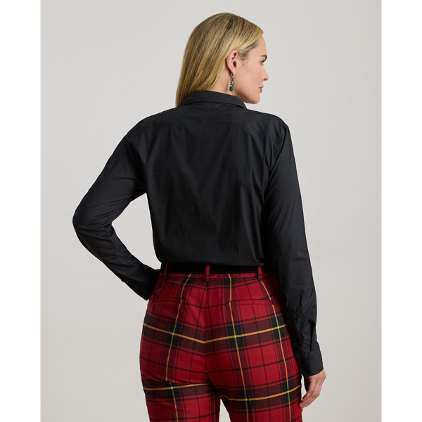 Classic Fit Logo Cotton-Blend Shirt