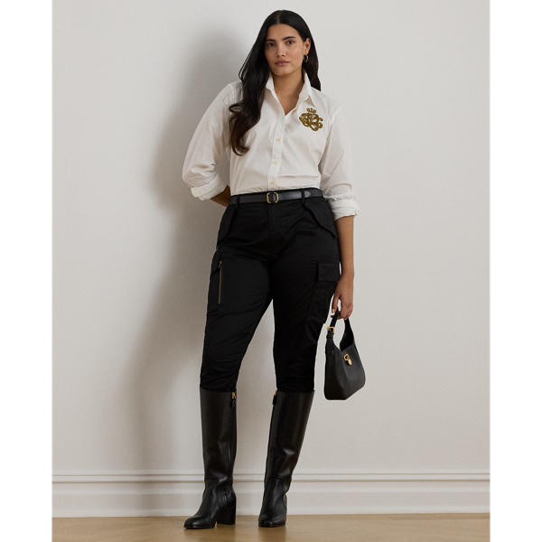 Classic Fit Logo Cotton-Blend Shirt