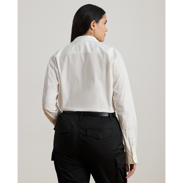 Classic Fit Logo Cotton-Blend Shirt