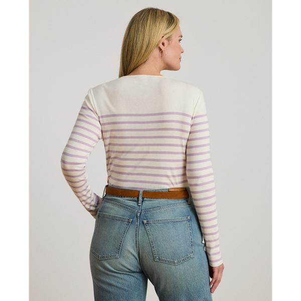 Striped Cotton Long-Sleeve Tee