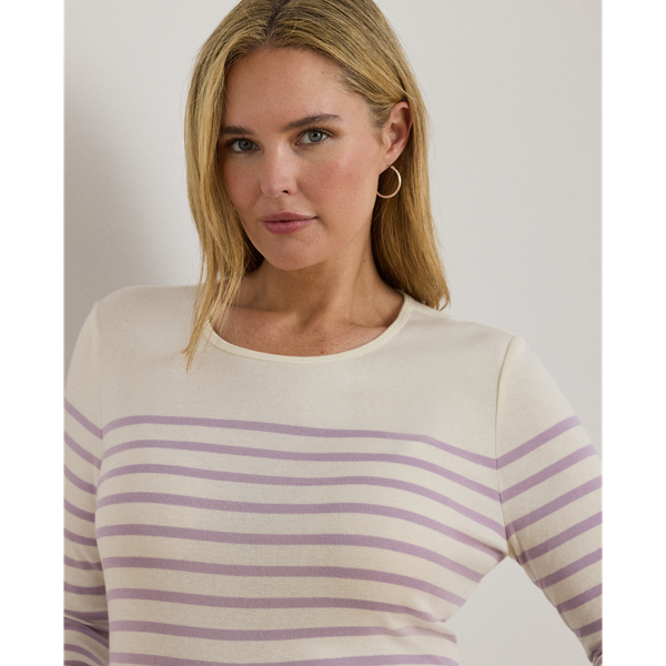 Striped Cotton Long-Sleeve Tee