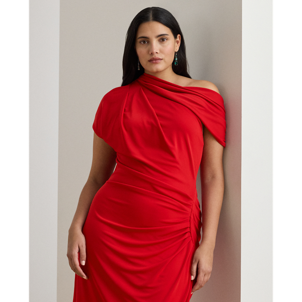 Stretch Jersey Off-the-Shoulder Dress