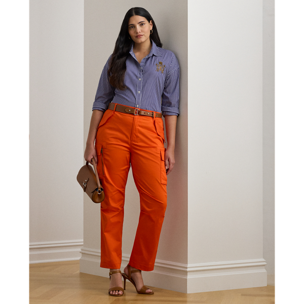 Relaxed Fit Striped Broadcloth Shirt